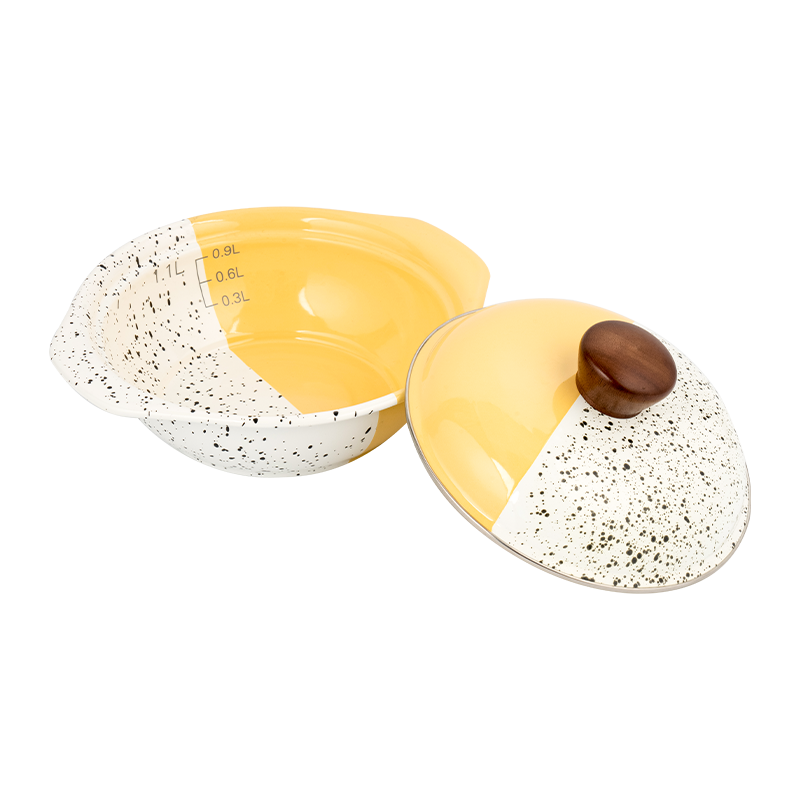 এনামেল ভি-আকৃতির পাত্র