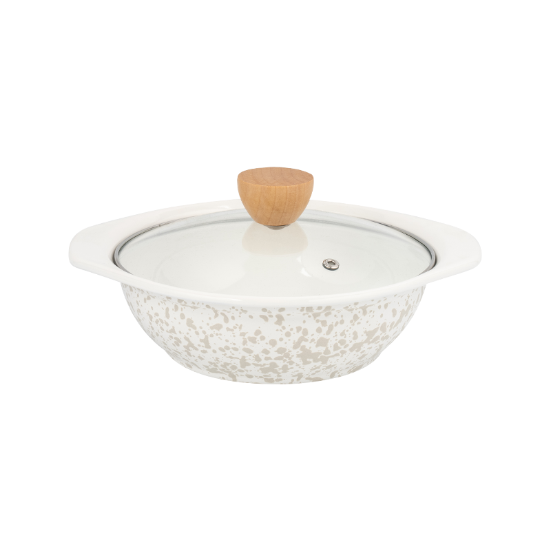 এনামেল ভি-আকৃতির পাত্র