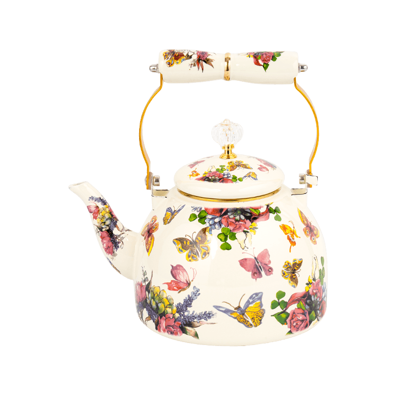 ইন্ডাকশন কুকারের জন্য টি কে 509 এনামেল চা কেটলি