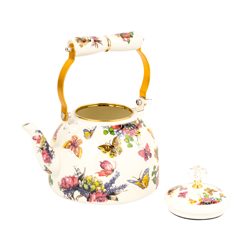 ইন্ডাকশন কুকারের জন্য টি কে 509 এনামেল চা কেটলি