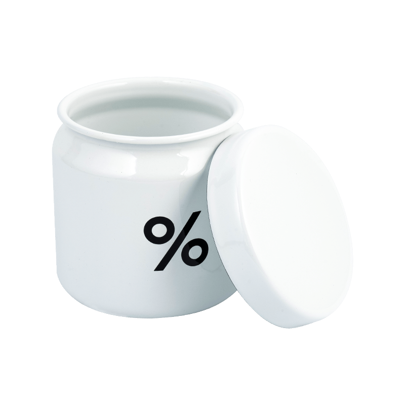 এনামেল কফি জার