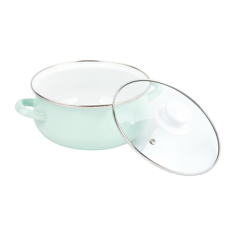 673D-5 রঙিন মুদ্রিত এনামেল স্টকপট